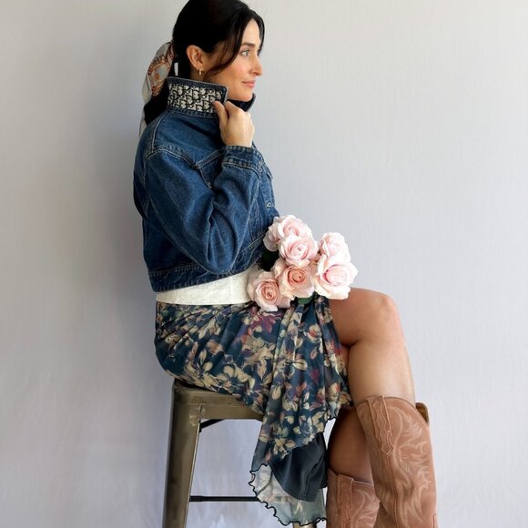 J'adore Jean Jacket Dark Wash Denim - Picture 16 of 16